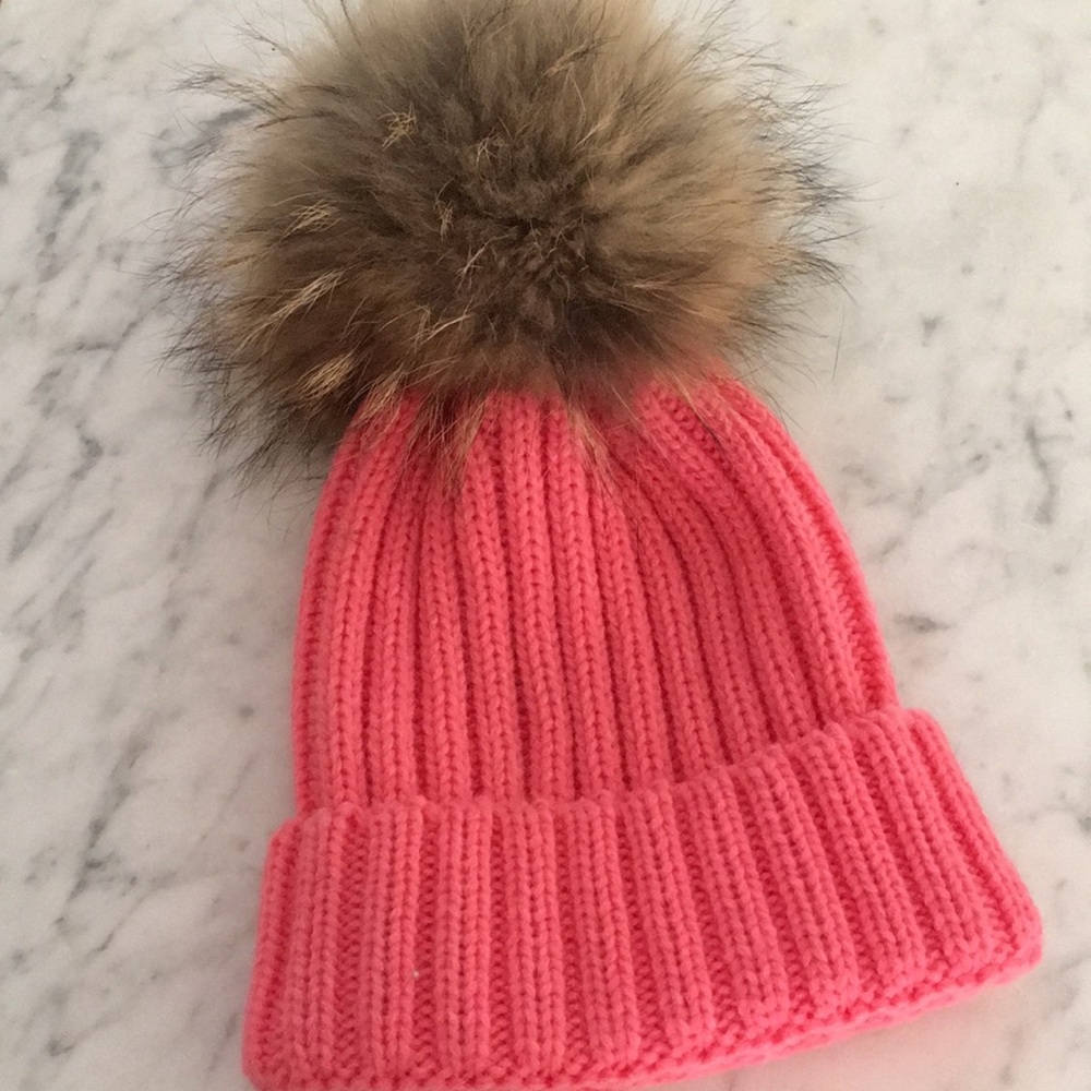 Wool Pom Pom hat